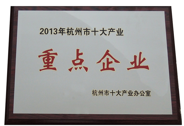 2013年十大產(chǎn)業(yè)重點企業(yè)